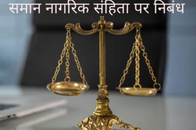 समान नागरिक संहिता पर निबंध हिंदी में 500+ | Essay on Uniform Civil Code in Hindi (500+ words)